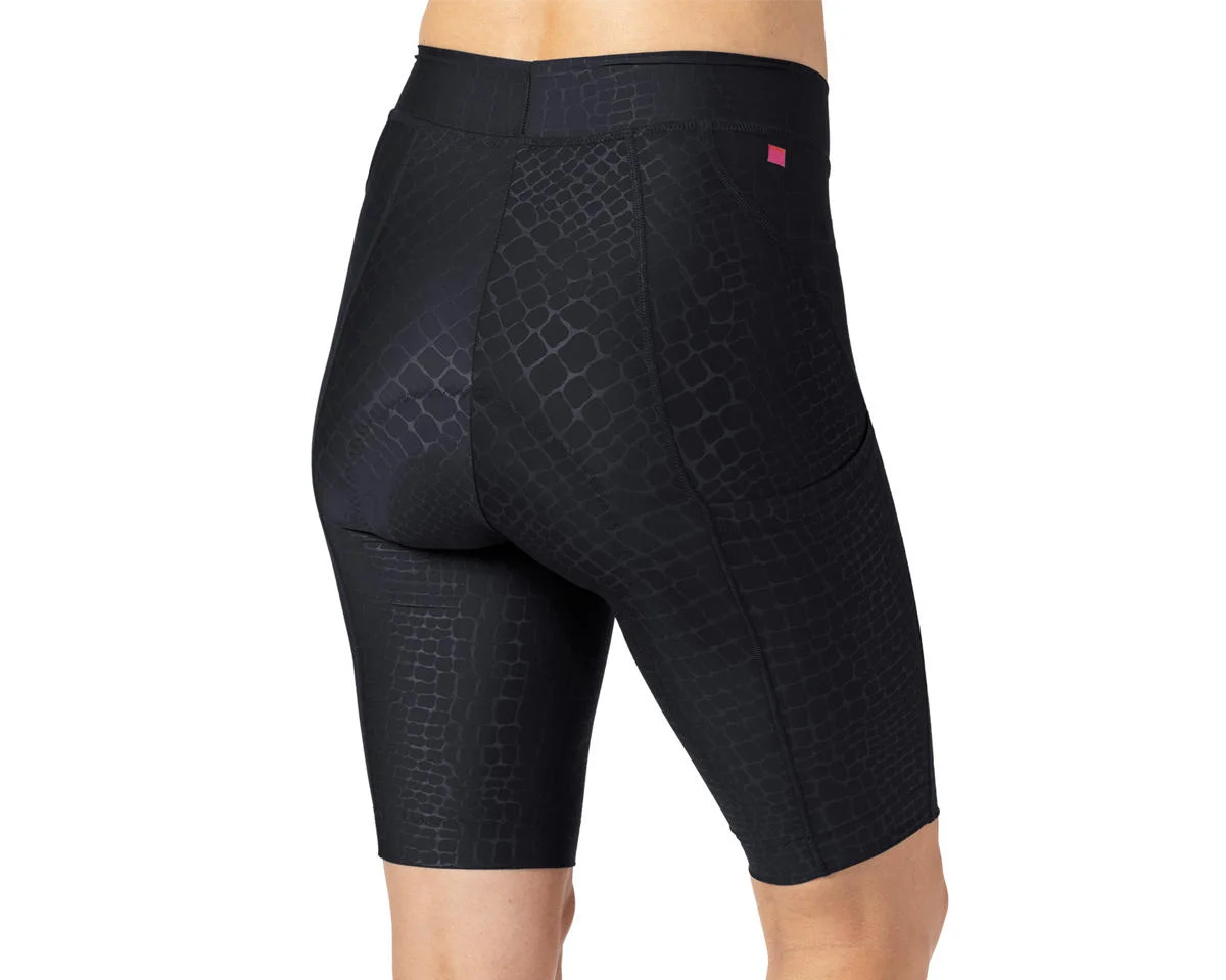 Terry Bike Bermuda LTD Shorts (Black/Crocodile) (M)